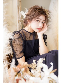 シャルメ 池袋(CHARMER)の写真/池袋駅徒歩30秒![平日ヘアセット￥2000/ 8時～￥4500]結婚式や特別な日に◎[ヘアセット+アクセ付き￥3500~]