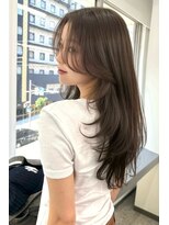 ランズ アネックス 梅田(LANDS ANNEX) 海外っぽいカーテンバングでレイヤーカット 【大阪 梅田】