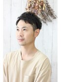 ツーブロ×ルーズパーマ