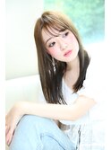 【Aere池袋】☆大人ストレートセミロング×グレージュ☆小林正重