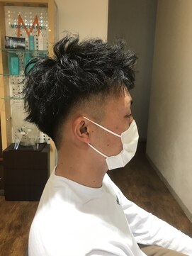 アーチ ブランチ 岡山北長瀬店(ARCH) フェード×ツイストピンパーマ 【ARCHブランチ】片山雄