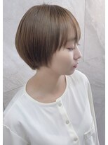 ドゥマン(Demain)&nbsp;大人可愛い小顔丸みショートボブ