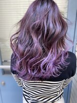 クレドガーデン 吉祥寺店(CRED GARDEN)&nbsp;人気のラベンダーバレイヤージュ&モーブピンクハイライト#吉祥寺