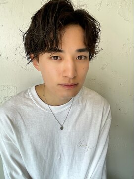 ロミーオム 本厚木(ROMMY. Homme) コンマ風ニュアンスパーマ/ROMMY. Homme