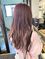 コワファーストナガサキシャンプーボーイ(COIFF1RST NAGASAKI SHAMPOO BOY)&nbsp;大人気☆ブリーチ1回 ピンクベージュ