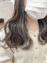 ユニル(unir)&nbsp;インナーカラー　グレー×シルバー