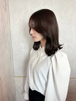 ルームバイシー 新宿(Loom. by Sea)&nbsp;韓国前髪×ショコラアッシュ【ふんわりカール/新宿/髪質改善】