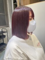 ヘアーアンドメイク ビス(HAIR&MAKE bis)&nbsp;ブリーチなし！ワンカラーでできるレッドカラー【加藤沙久楽】