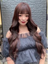 ロンドエニカ 大宮(Lond enika)&nbsp;韓国風チョコレートピンクブラウン　大宮