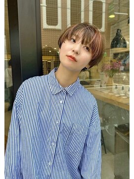 パーク(PAAQ) 【paaq田中智大】デザインカラー(オレンジ)×マッシュショート