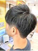 6ミリツーブロック刈上げ