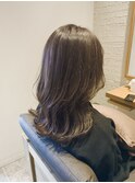 ミディアム/グレージュカラー/アースカラー/20代30代40代