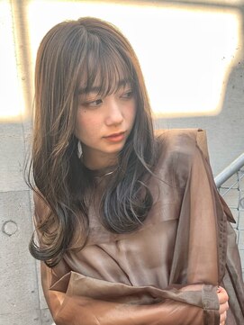 ケーツー 谷町(K-two) ゆるっとセミロング*前髪カット*可愛い髪型*白髪染め*40代50代