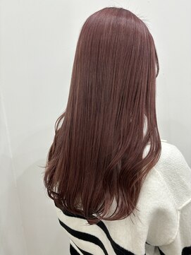 ベル バイ マグ 諏訪店(belle by Mag) 20代30代大人可愛い透明感ピンクブラウンケアブリーチ小顔