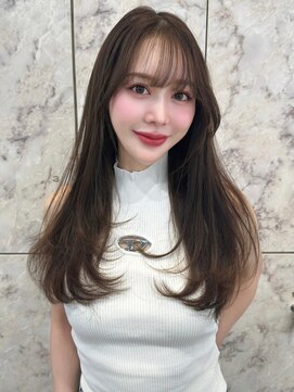 シーシンジュク 新宿南口(Sea shinjuku) 韓国風前髪×レイヤーカット【新宿/前髪/レイヤーカット】