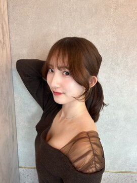 ルームバイシー 新宿(Loom. by Sea) 小顔に見える顔周りカット×レイヤー【新宿美容室/髪質改善】