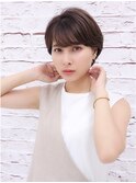 大人まるみショートボブ