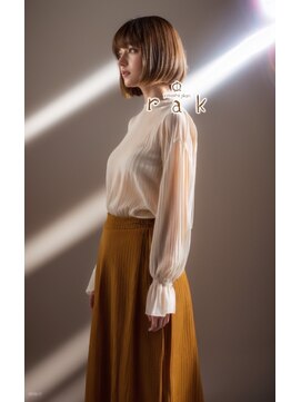 ラクヘアー 姪浜店(rak hair) 輪郭に合わせた小顔ボブ