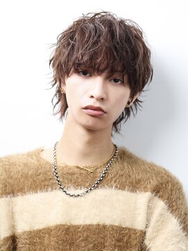 リップス 表参道店(LIPPS) 【エアリームーブウルフ】内巻き 外ハネ MIXパーマ