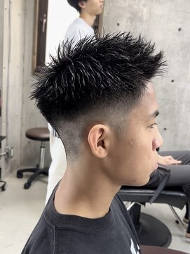 フイ 自由が丘(men's salon Hui) ハイトーンカラー/マッシュパーマ/アースカラー/men's/