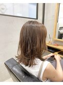 ミディアムレイヤースタイル