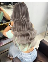 オズ 郡山桑野店(OZ)&nbsp;黒髪ボブルフネビージュ小顔ワンレン