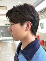 アトリーチェ 昭和店(ATTRICE) 甲府メンズセンターパートウルフニュアンスパーマフェザーパーマ