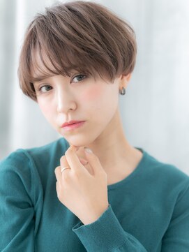 ドクターズサロン LAB 小山店 ミルクティーピンクふわショートボブq小山20代30代40代