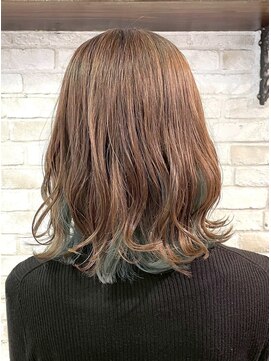 クロエ バイ ラヴィズム 内野店(CLOE by LUVISM) ブリーチインナーカラー+フルカラー+カット