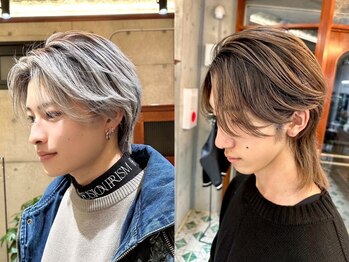 イリス 栄(Iris)の写真/メンズブリーチ&デザインカラーのお客様も多数来店"実力派集団"が洗礼された技術を(栄/ブリーチ/メンズ)