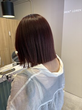 ローレンジウ(LOREN JU) くびれヘア/学割U24/レイヤーカット/オージュア/ダブルカラー