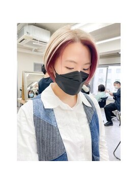 ヴェルダ 池袋店(verda) ショートボブ.インナーカラー^^ mizuno