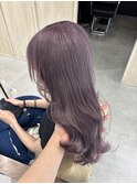 ラベンダー/艶カラー/髪質改善