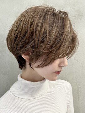 ロンドエニカ 大宮(Lond enika) グランマッシュ/細めハイライト/ショート/白髪ぼかし/前髪/大宮