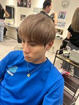 メンズサロン キング 心斎橋店(Men’s salon K!ng) ホワイトメッシュ/ツイスト/ツイスパ/パーマ/メンズ/眉毛/心斎橋