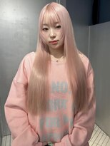 ペレ アネックス 大阪梅田茶屋町店(PELE ANNEX) くびれヘア/アプリコットオレンジ/夏のヘアアレンジ/梅田