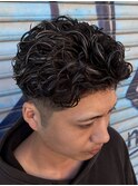 極道パーマ/メッシュ/フェード/barberスタイル/ラルフカール