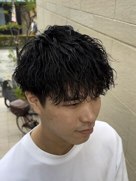 スタイル 成城学園前(STYLE) メンズ マッシュ 波巻きパーマ