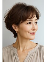 クラーロ フジノミヤ(Claro Fujinomiya)&nbsp;レディラインボブ　女性らしいフォルムと質感を強調