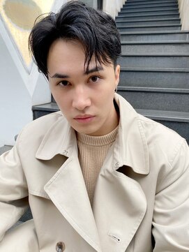 バレットプラス 銀座(VALETTE+) 銀座ニュアンスパーマセンターパートシャドウパーマ