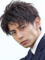 メンズフィール 南森町(MENS FEEL)&nbsp;◇刈り上げセンターパート/波巻きツイストスパイラル/南森町