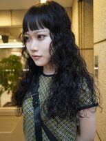 ダブ アオヤマ(DaB AOYAMA)&nbsp;ダメージ履歴黒染めブリーチ履歴ありからドライスパイラルパーマ