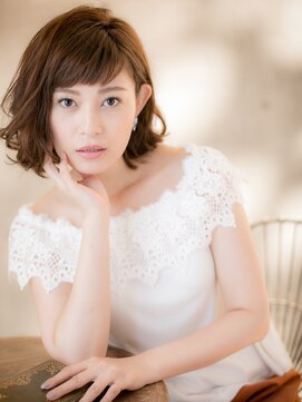 スタジオテオ(studio Teo) 大人のクラシカルパーマボブ×小顔ひし形シルエット　B