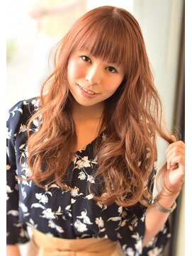 トライブ クリエートサロン(TRIBE create salon by SERVE) 【ＴＲＩＢＥ】ＢＥＲＲＹ☆ＰＩＮＫ　愛され艶髪ロング*＊