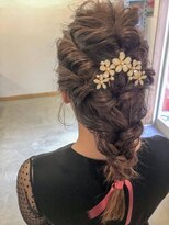 可愛く華やかおろしあみ＊