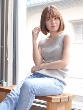 ディフィーアトリエ(defi atelier) ナチュラルストレートボブ / フレンチガーリー