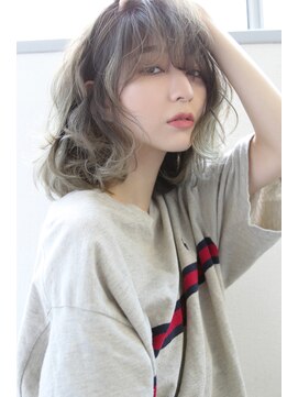 ブラン 広島本通(Blanc) 【Blanc/広島】ハイグレージュ_グラデーション_ミディアム