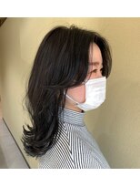 ゼン(Zen.) 透ける【暗髪】韓国風レイヤー