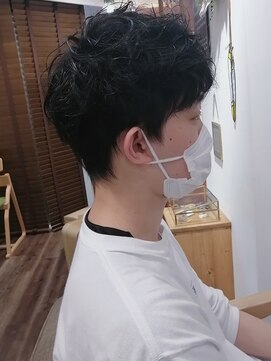 ヘアーサロン ラフリジー(Loufreasy) お客様スタイル■ツーブロックが苦手な方でもスッキリメンズヘア