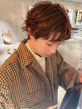 スクリーンギンザメゾン 銀座(SCREEN GINZA MAISON.) クラゲヘアー/小顔に見せるヘア/ココアベージュ/銀座